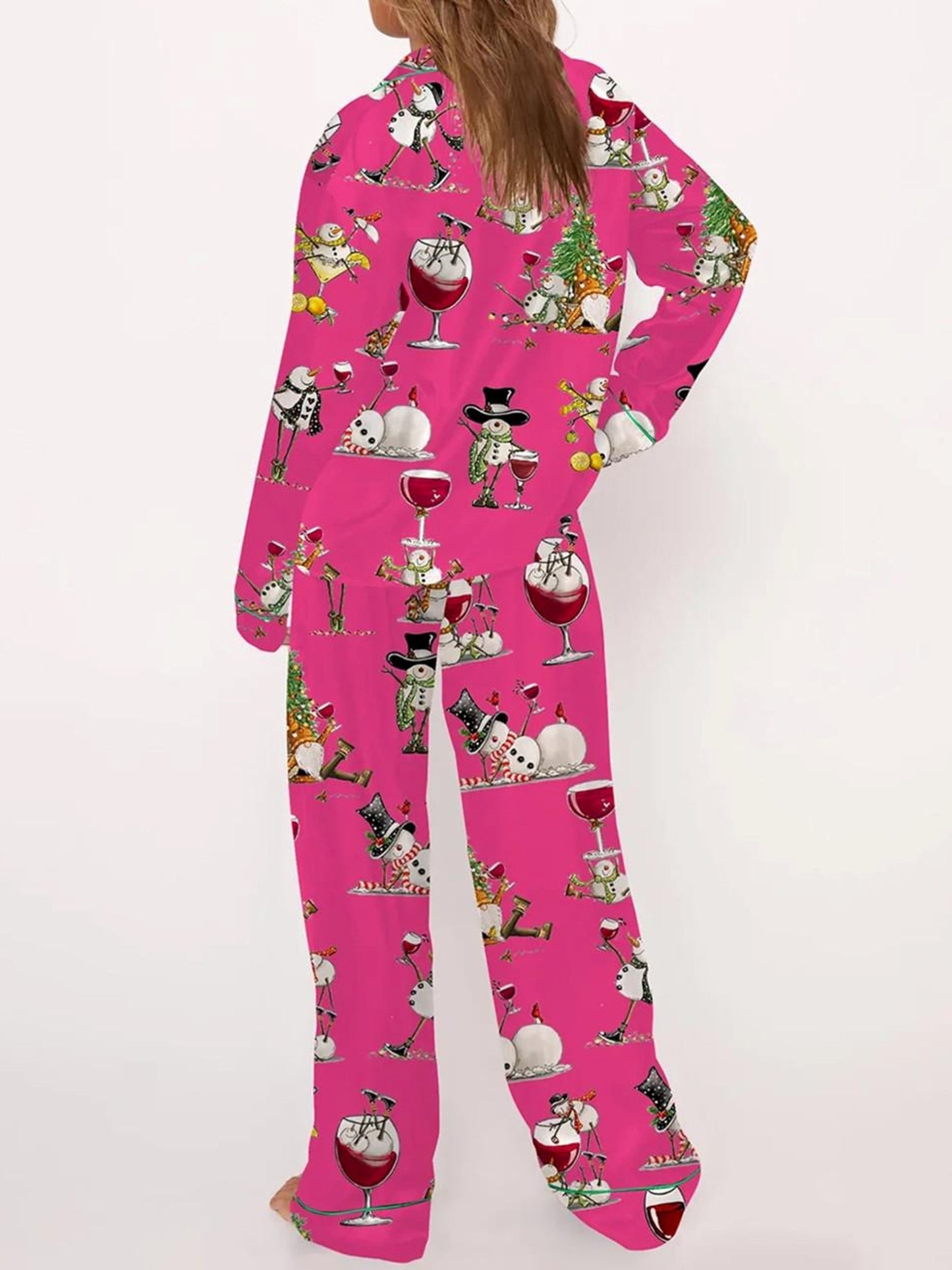 Women's Tipsy Snowman Pajama Set(Buy 2 Free Shipping)