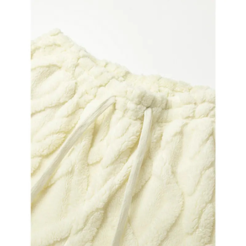 Women's Plush Textured Warm Lounge Pants