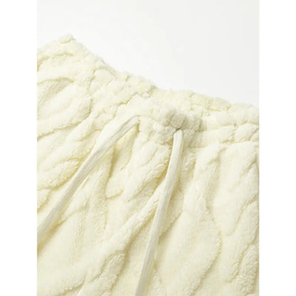 Women's Plush Textured Warm Lounge Pants