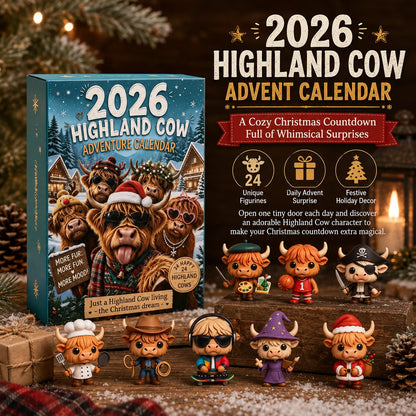 🐂🎁2026 Highland Cow Advent Calendar | Every Day Brings New Surprises