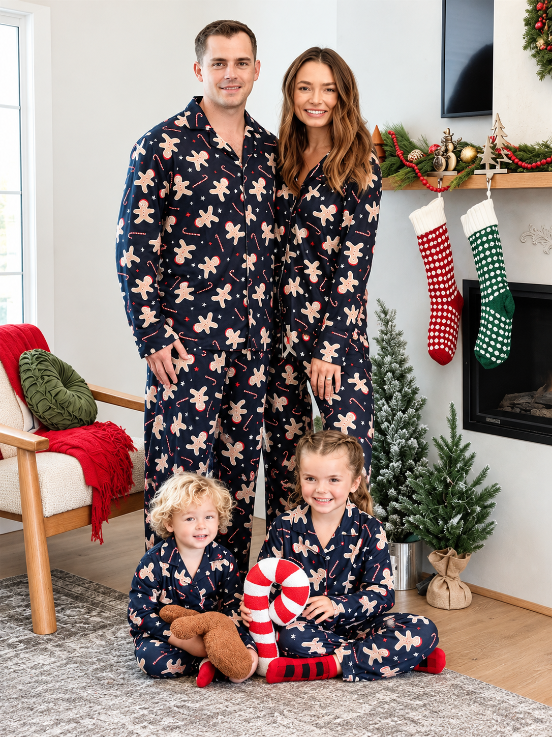 🎅Christmas Family Matching Printed Pajama Set