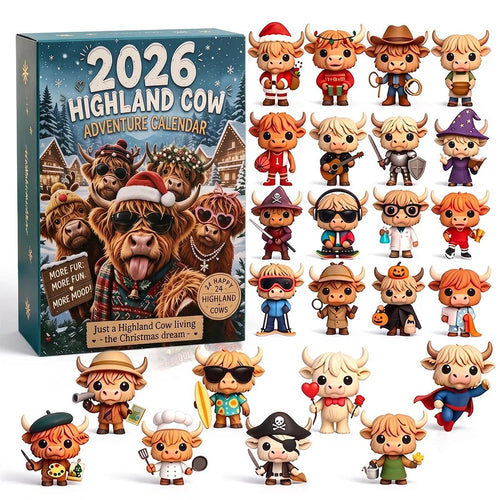 🐂🎁2026 Highland Cow Advent Calendar | Every Day Brings New Surprises