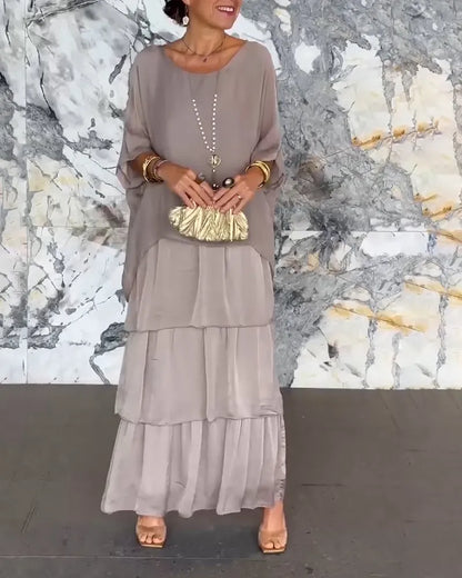 ARTISTIC STYLE CHIFFON LOOSE DRESS(BUY 2 FREE SHIPPING)