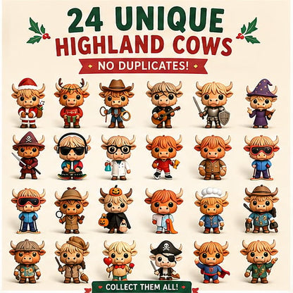🐂🎁2026 Highland Cow Advent Calendar | Every Day Brings New Surprises