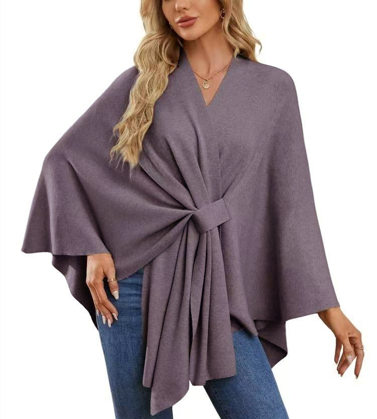 🔥Women's Elegant Shawl Wraps Soft Open Front Poncho Sweater(Buy 2 Free Shipping)
