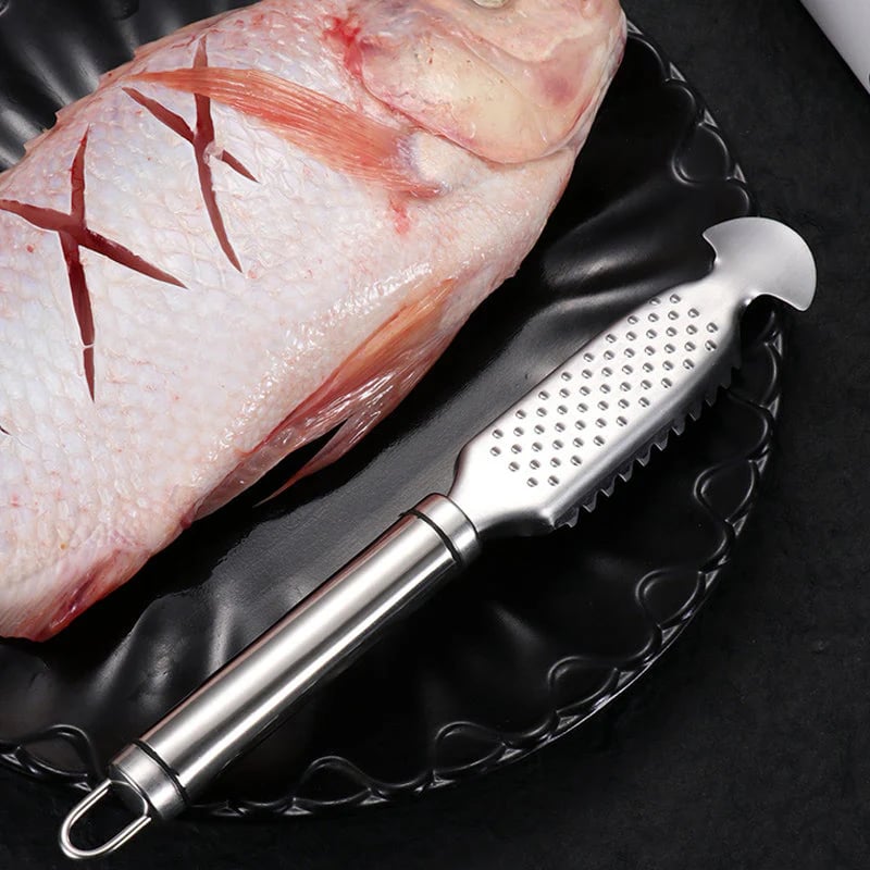 🐟2-in-1 Stainless Steel Fish Scaler