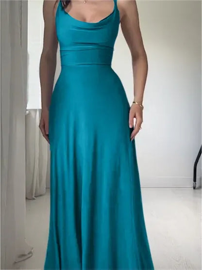 NEW DRAPE SUSPENDER DRESS WITH BUILT-IN BRA(buy 2 free shipping)