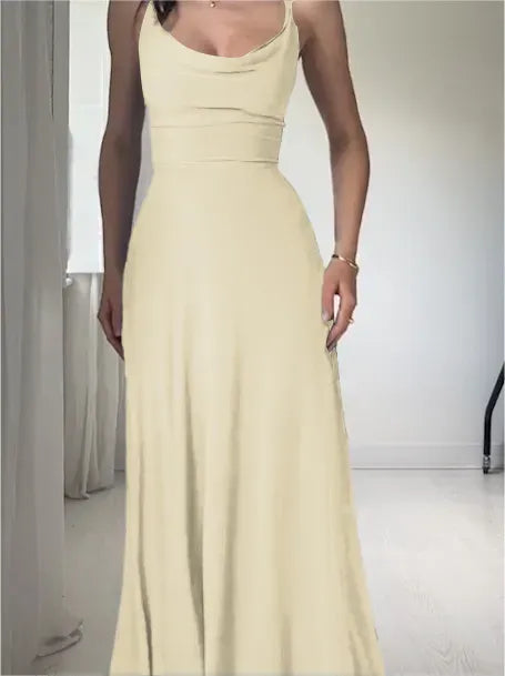 NEW DRAPE SUSPENDER DRESS WITH BUILT-IN BRA(buy 2 free shipping)