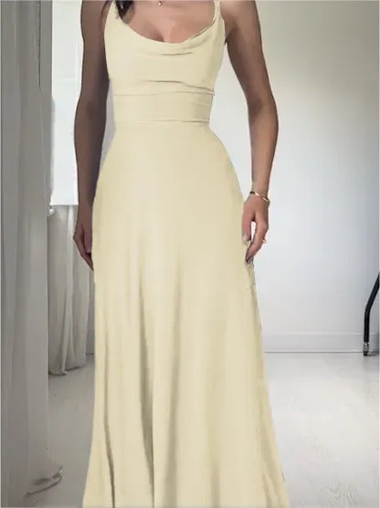 NEW DRAPE SUSPENDER DRESS WITH BUILT-IN BRA(buy 2 free shipping)