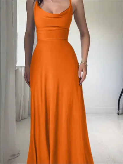 NEW DRAPE SUSPENDER DRESS WITH BUILT-IN BRA(buy 2 free shipping)