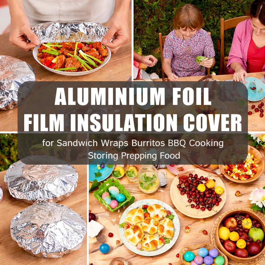 🥘Aluminum Foil Heat Shield Covers – No Plastic