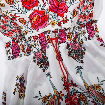 Bohemian Printed Maxi Dress For Women