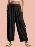 Women‘s Casual Linen Blend Palazzo Pants (Buy 2 Free Shipping)