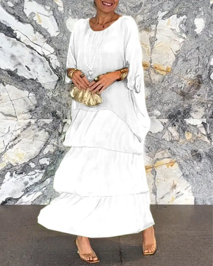 ARTISTIC STYLE CHIFFON LOOSE DRESS(BUY 2 FREE SHIPPING)