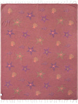 🏖️Daisy Turtle Turkish Cotton Beach Towel – Oversized Sand Resistant Quick Dry Towel