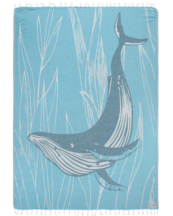 🏖️Daisy Turtle Turkish Cotton Beach Towel – Oversized Sand Resistant Quick Dry Towel