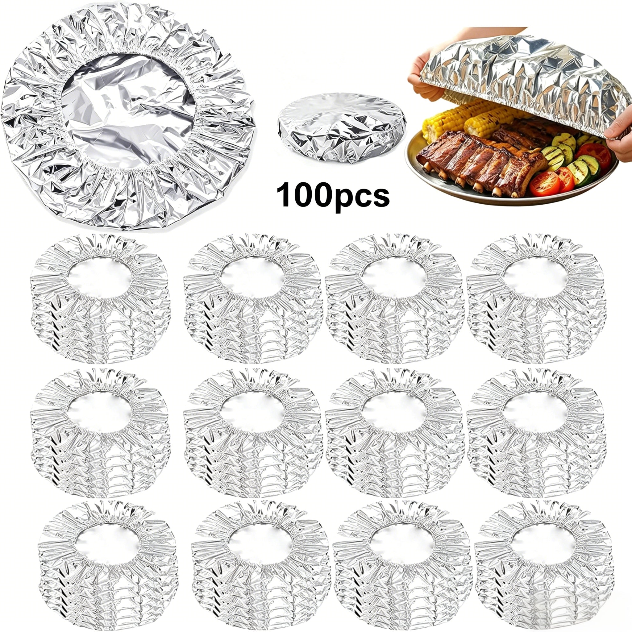 🥘Aluminum Foil Heat Shield Covers – No Plastic