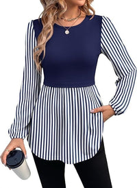 Navy Striped