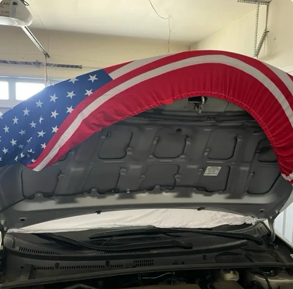 🎉4th Of July Flash Sale 65K+🔥Patriotic American Flag Car Hood Cover 🇺🇸🚗【Buy 2 Free Shipping】