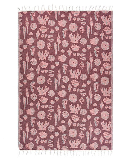 🏖️Daisy Turtle Turkish Cotton Beach Towel – Oversized Sand Resistant Quick Dry Towel