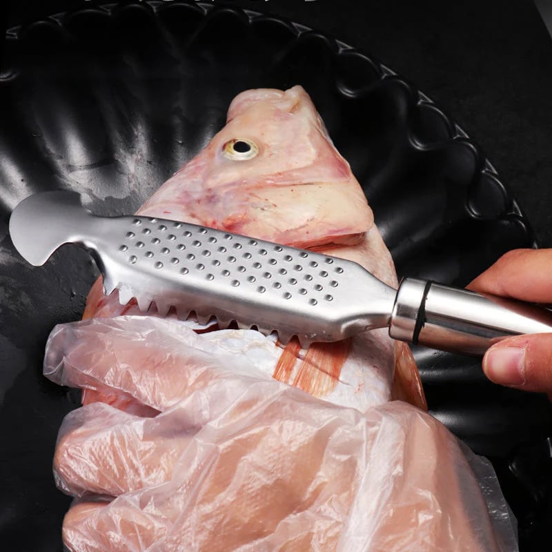 🐟2-in-1 Stainless Steel Fish Scaler
