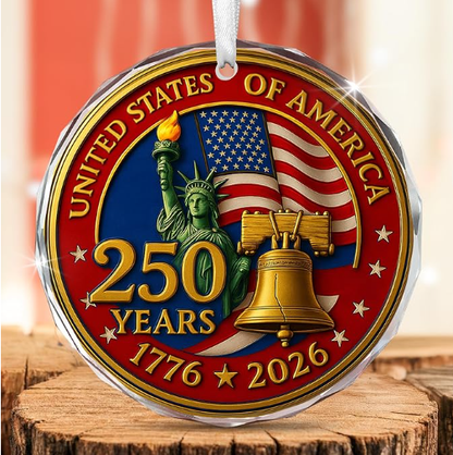 250 Anniversary USA Ornament for 4th of July Decorations