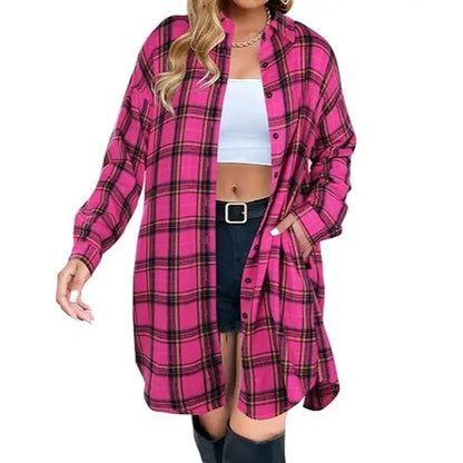 Women's Button Down Plaid Flannel Shirts (Buy 2 Free Shipping)