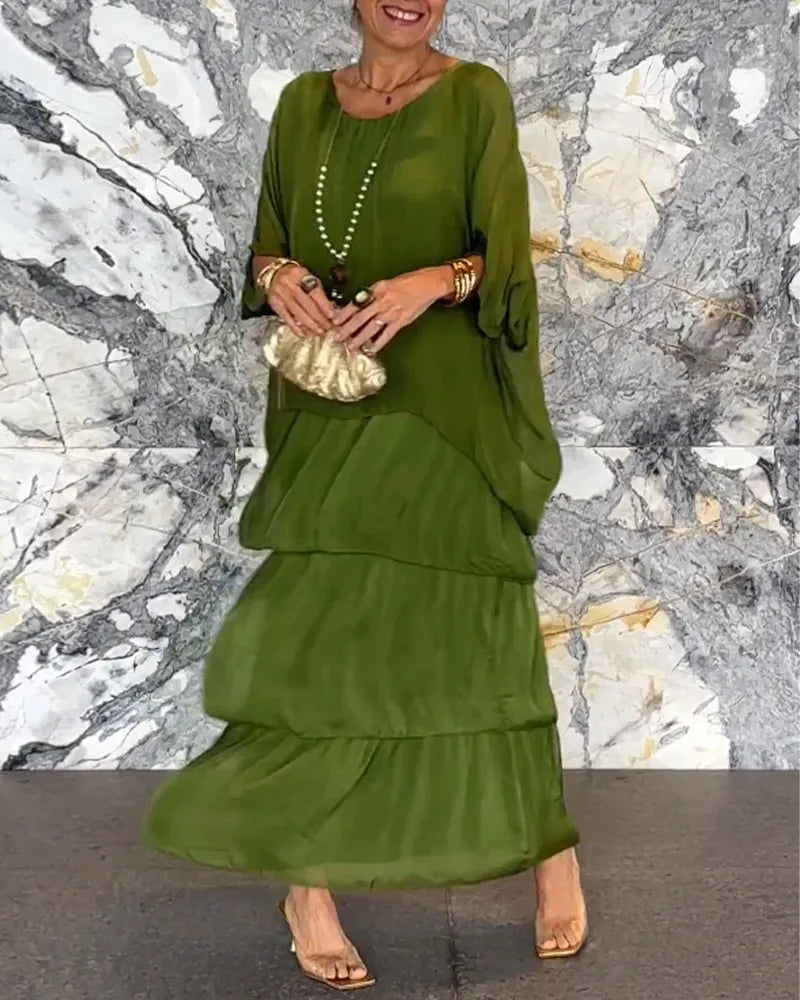 ARTISTIC STYLE CHIFFON LOOSE DRESS(BUY 2 FREE SHIPPING)