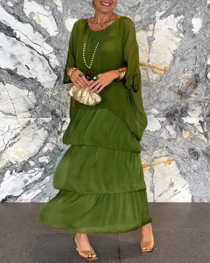 ARTISTIC STYLE CHIFFON LOOSE DRESS(BUY 2 FREE SHIPPING)