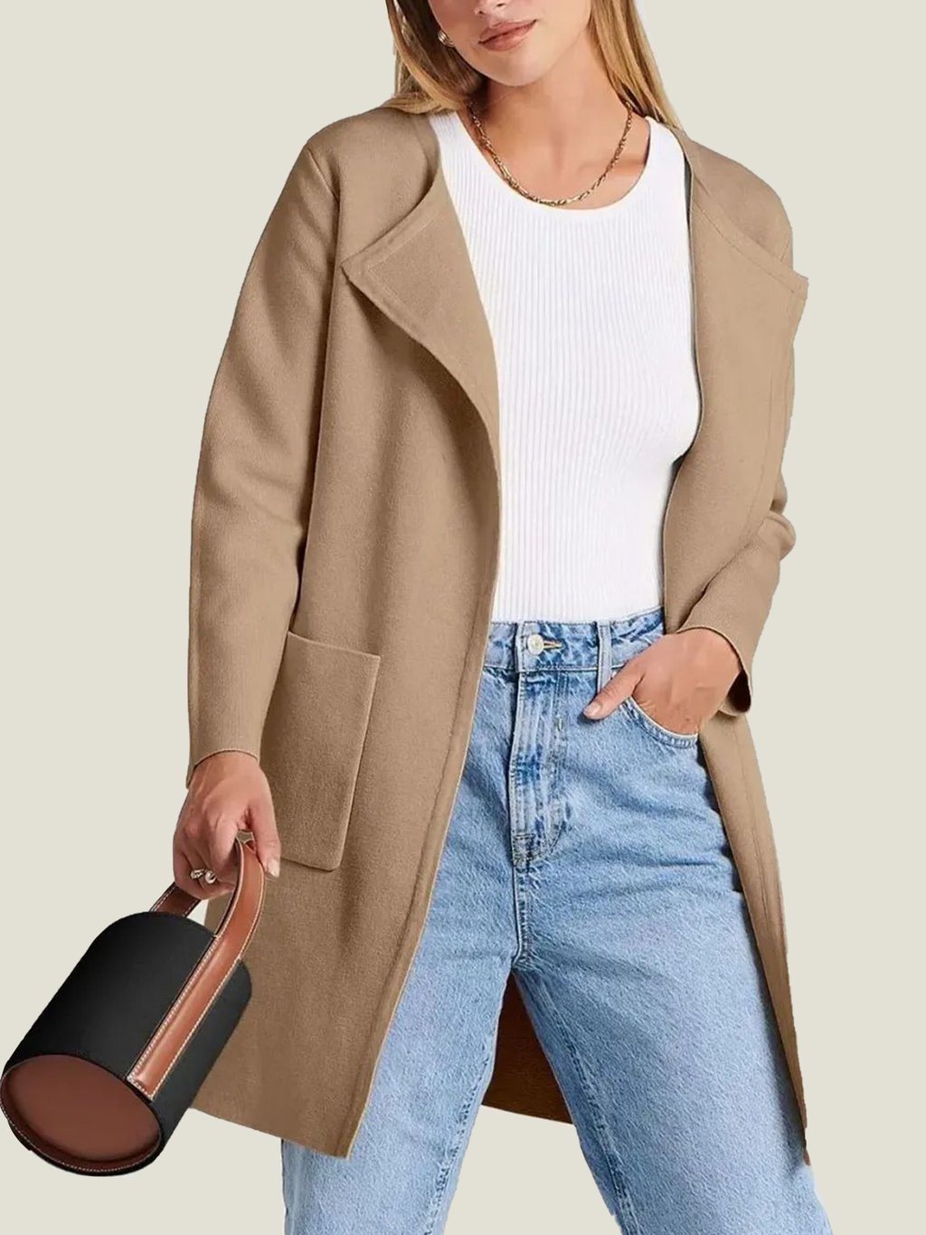 Women's Open Front Knit Cardigan (Buy 2 Free Shipping)