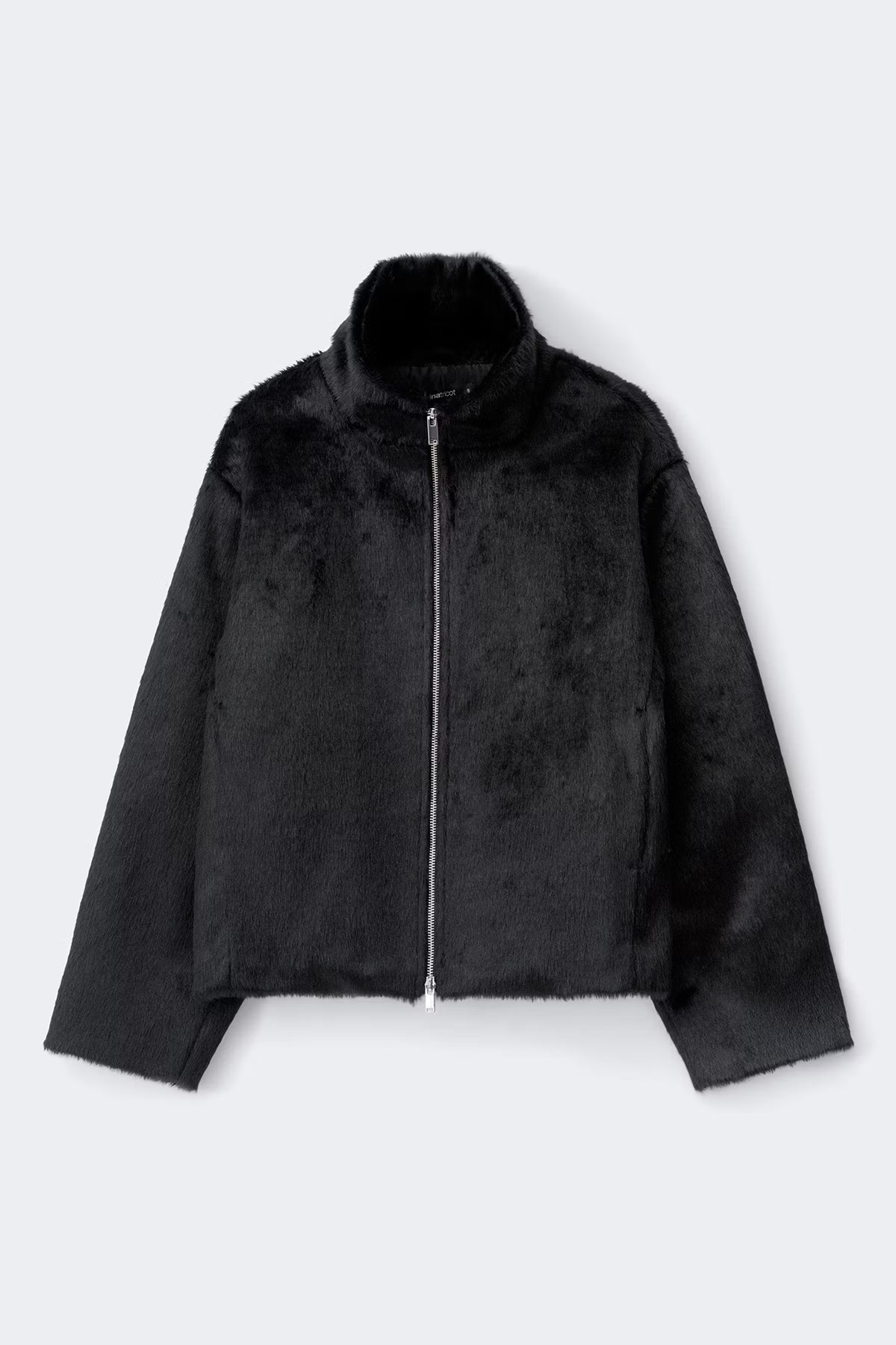 Women's Spotted Print Stand Collar Jacket