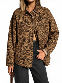 Brown Leopard Print