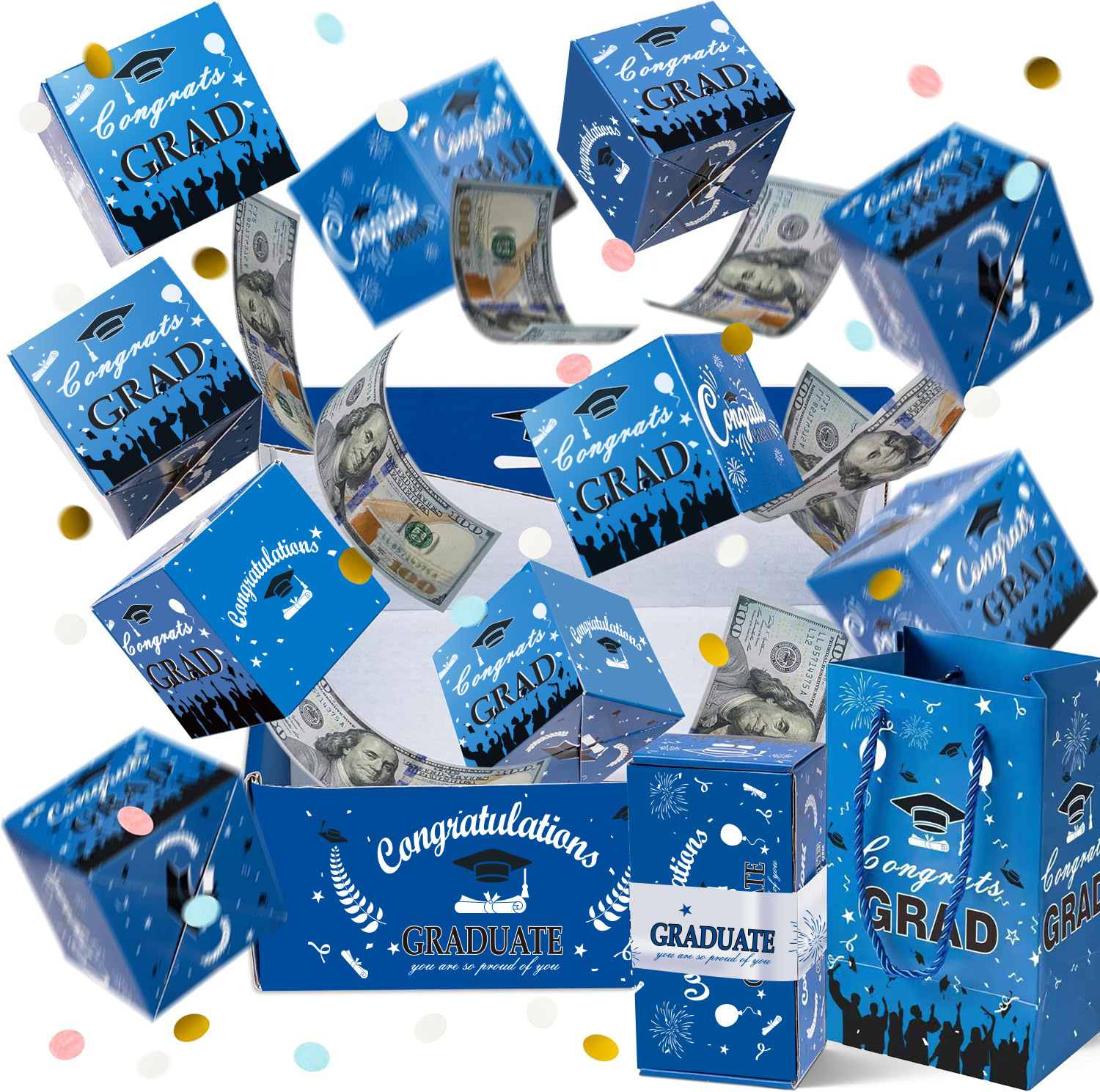 Graduation Surprise Pop-Up Money Gift Box Set 🎓✨