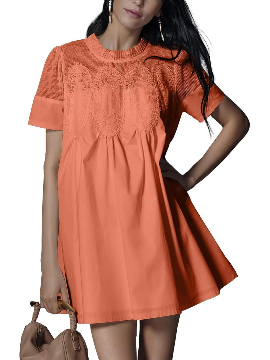 Women's Lace Patchwork Dress