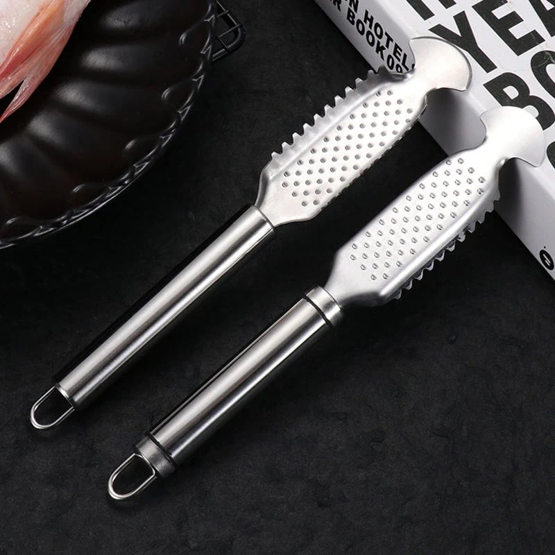 🐟2-in-1 Stainless Steel Fish Scaler