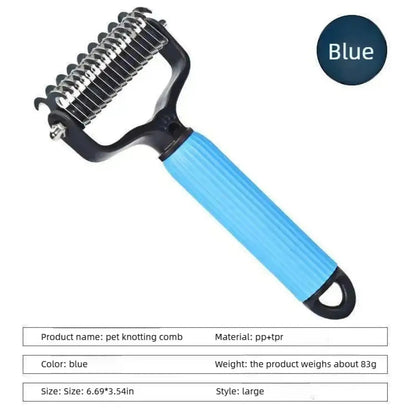 ⏰HOT SALE🔥Dual-Sided Pet Grooming Comb for Dogs & Cats