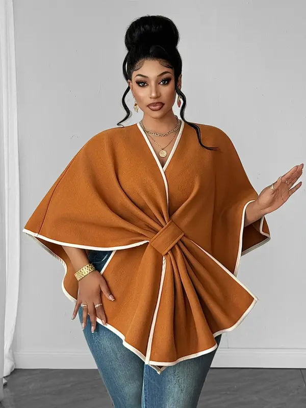 HOT SALE-Plus Size Women's Autumn/Winter Fashion Solid Color Shawl