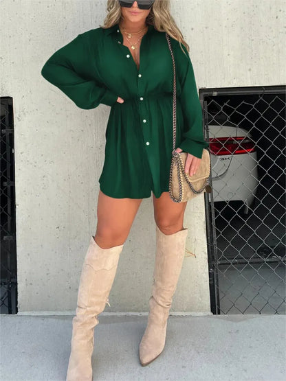 Satin Covered Nights Romper Set(Buy 2 Free Shipping)