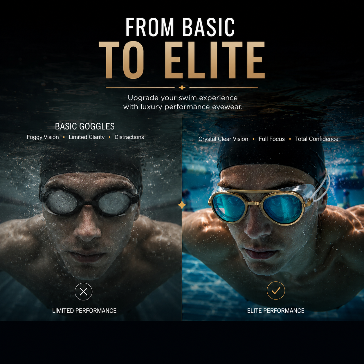 🔥Hot Deal Summer Sale 50%✨Anti-Fog Swim Goggles🏊‍♂️☀️