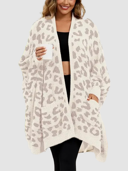 ⏰Hot Sale-Women's Sherpa Wearable Blanket Poncho