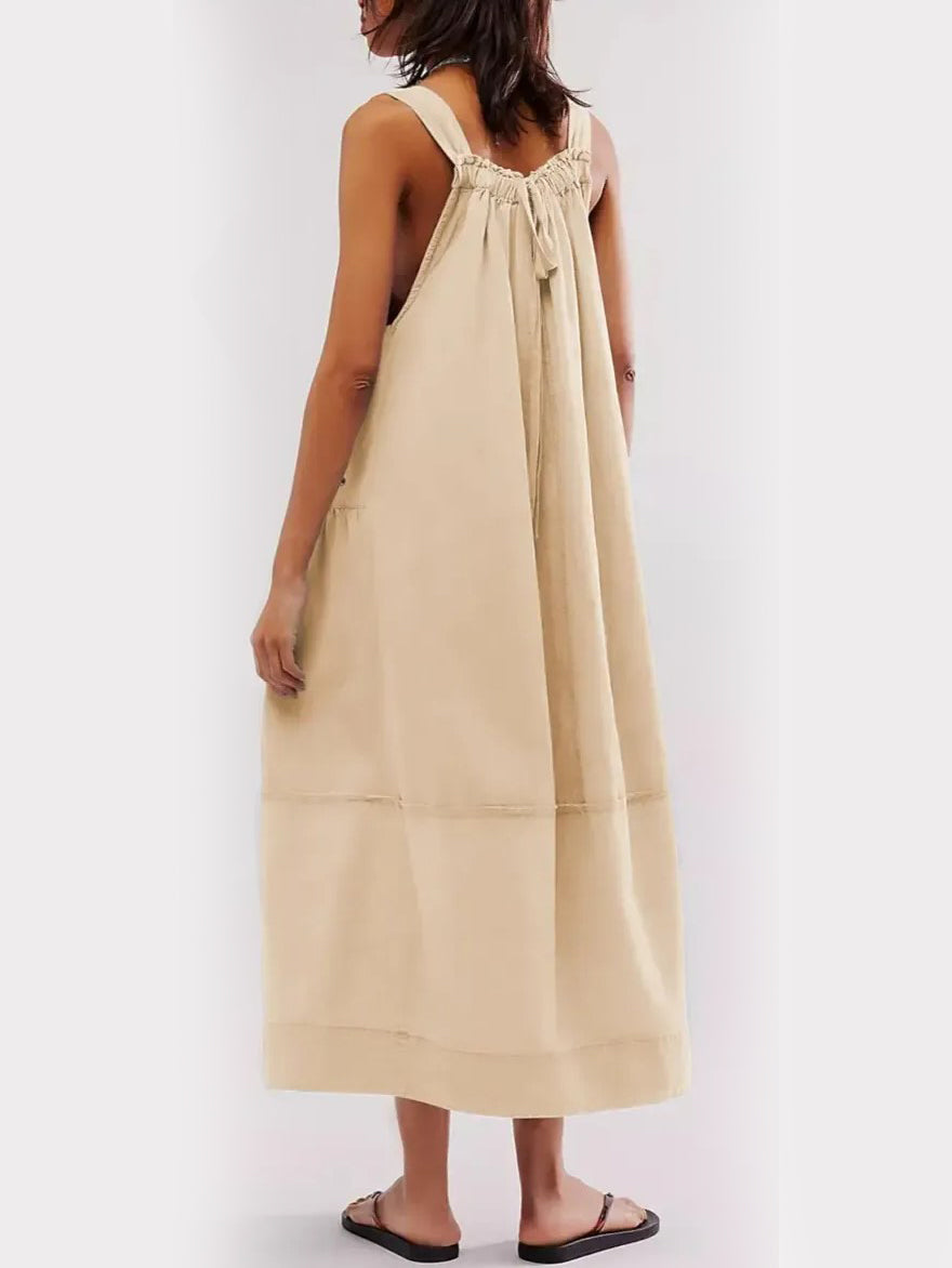 Limited time sale🔥Women's Versatile Overall Maxi Dress
