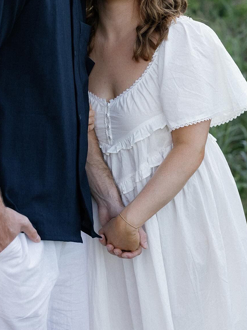 Chic Backless Long Dress with Ruffled Waist (BUY 2 FREE SHIPPING)