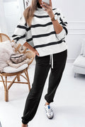 Women's Striped Two Piece Jogger Set (Buy 2 Free Shipping)