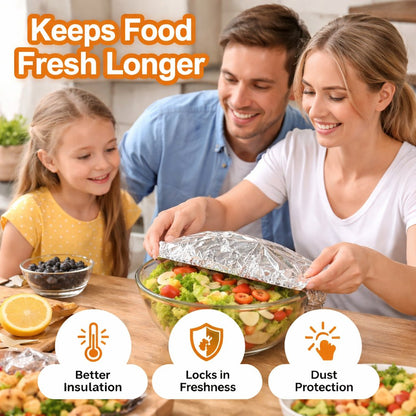 🥘Aluminum Foil Heat Shield Covers – No Plastic