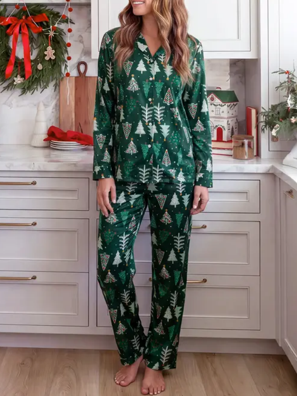 🎅Christmas Family Matching Printed Pajama Set