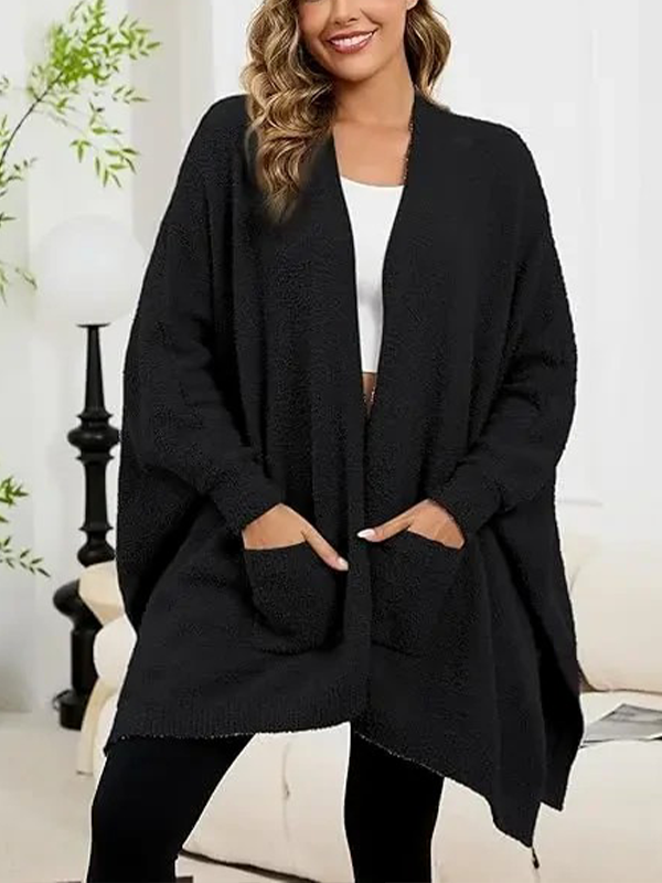 ⏰Hot Sale-Women's Sherpa Wearable Blanket Poncho