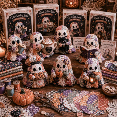 🔥49% Off Last Day - 👻 Little Ghost’s Cozy Halloween DIY Patchwork Kit