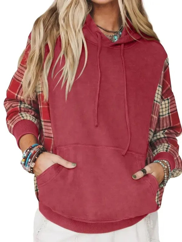 Women's Casual Cotton Loose-Fit Hoodie Sweatshirt