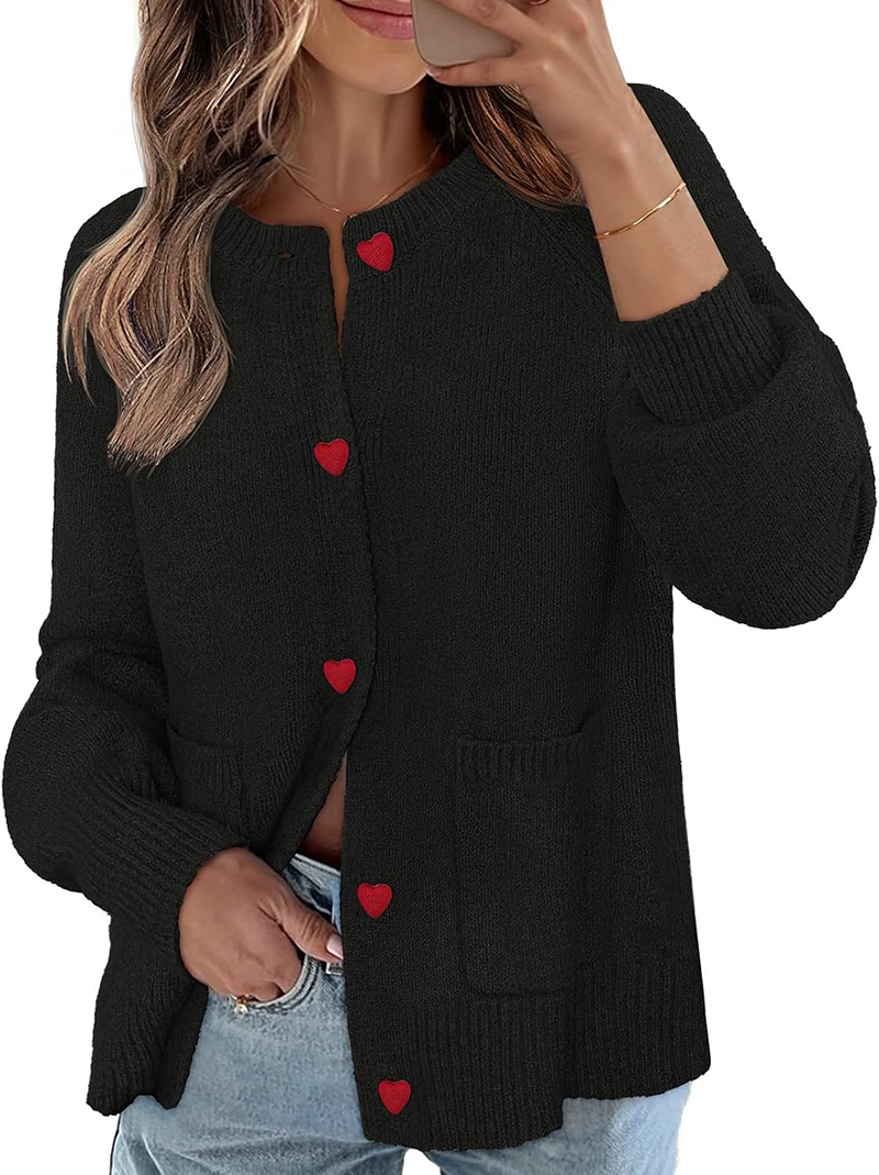 Women's 2025 Fall Trendy Chunky Knit Button Up  Winter Long Sleeve Open Front Coats(BUY 2 FREE SHIPPING)
