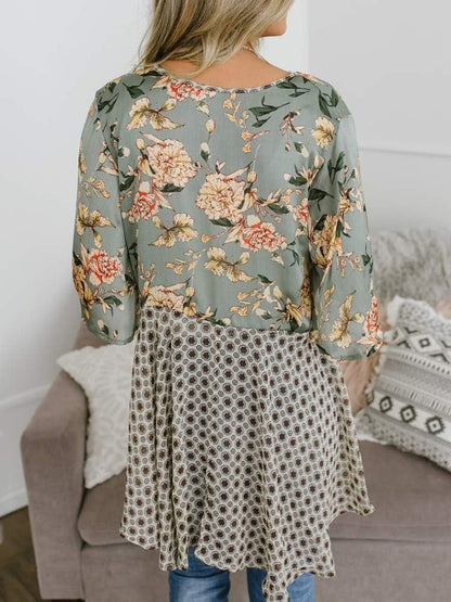 🔥🔥🔥🔥Women's Floral Kimono Ruffle Sleeve Tie Cardigans Flowy Boho Loose Cover Ups